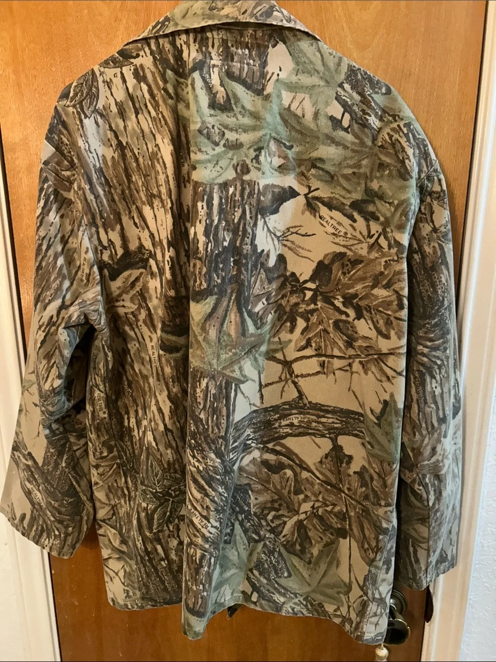 Men's Camouflage Field Jacket - Green Camo. Hunting. Large
